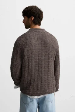 Fashion CÁRDIGAN ESTRUCTURA Hombre Jerséis / Chaquetas