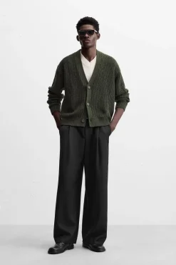 Clearance CÁRDIGAN ESTRUCTURA CANALÉ Hombre Jerséis / Chaquetas