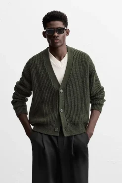 Clearance CÁRDIGAN ESTRUCTURA CANALÉ Hombre Jerséis / Chaquetas