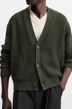 Clearance CÁRDIGAN ESTRUCTURA CANALÉ Hombre Jerséis / Chaquetas