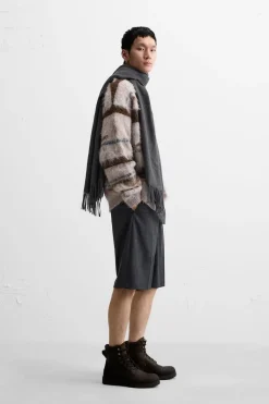 Sale CÁRDIGAN RAYAS TEXTURA DESAGUJADOS Hombre Jerséis / Chaquetas