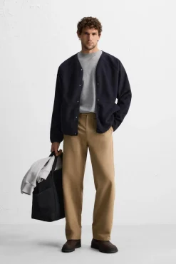 Clearance CÁRDIGAN TEXTURA Hombre Jerséis / Chaquetas