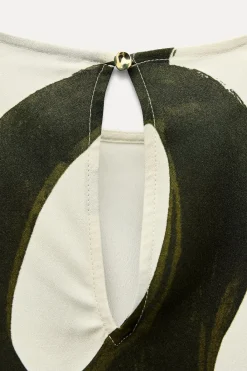 Discount CUERPO ESTAMPADO CRUZADO Mujer Tops / Bodies