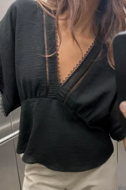 Fashion CUERPO KIMONO ENTREDOSES Mujer Tops / Bodies