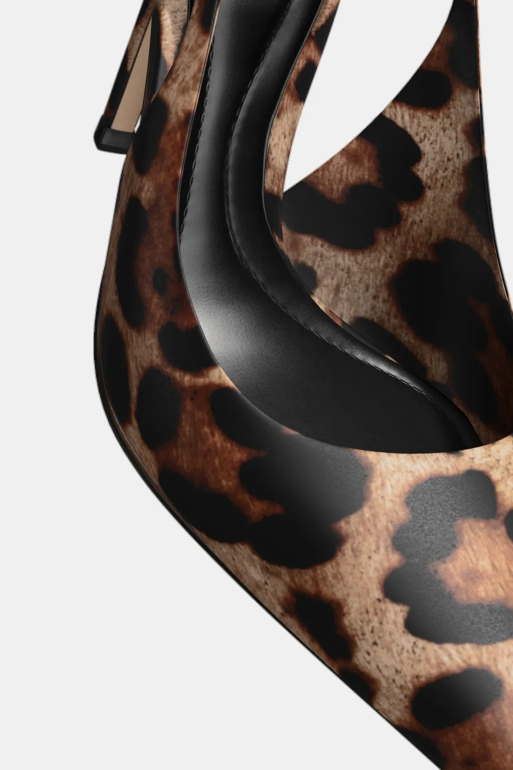 Clearance DESTALONADO TACÓN ESTAMPADO ANIMAL Mujer Zapatos