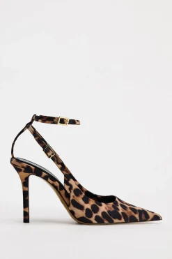 Clearance DESTALONADO TACÓN ESTAMPADO ANIMAL Mujer Zapatos