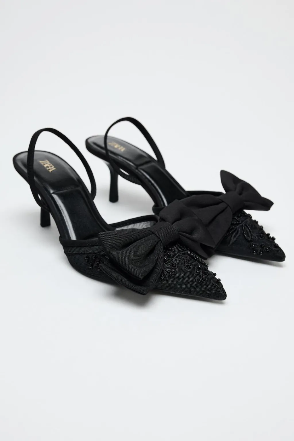 Discount DESTALONADO TACÓN LAZO MESH Mujer Zapatos