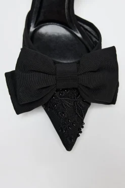 Discount DESTALONADO TACÓN LAZO MESH Mujer Zapatos