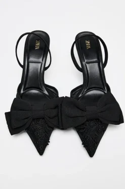 Discount DESTALONADO TACÓN LAZO MESH Mujer Zapatos