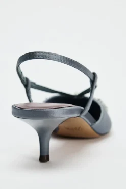 New DESTALONADO TACÓN PEDRERÍA Mujer Zapatos