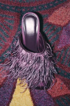 Online DESTALONADO TACÓN PLUMAS Mujer Zapatos