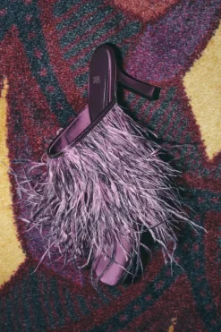 Online DESTALONADO TACÓN PLUMAS Mujer Zapatos