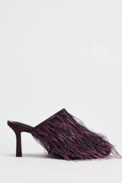 Online DESTALONADO TACÓN PLUMAS Mujer Zapatos