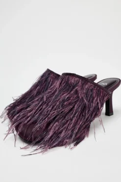 Online DESTALONADO TACÓN PLUMAS Mujer Zapatos