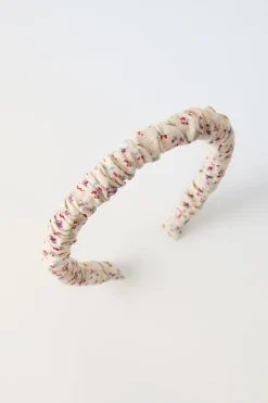 Niños ZARA 1½ - 6 Años·Accesorios|6 - 14 Años·Accesorios<DIADEMA ARRUGADA FLORES