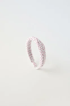 Niños ZARA 1½ - 6 Años·Accesorios|6 - 14 Años·Accesorios<DIADEMA TRENZADA ESTAMPADO CEREZAS