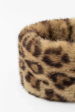 Outlet DIADEMA TURBANTE EFECTO PELO ESTAMPADO ANIMAL Mujer Accesorios / Bisuteria