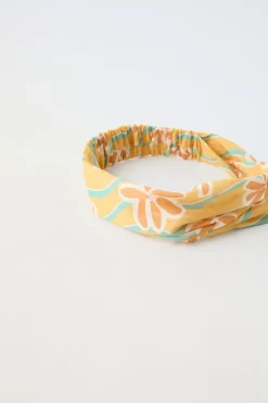 Niños ZARA 1½ - 6 Años·Accesorios|6 - 14 Años·Pijamas<DIADEMA TURBANTE ESTAMPADO BOHO