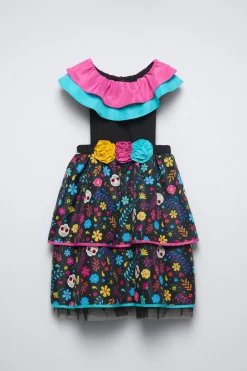 Niños ZARA 1½ - 6 Años·Accesorios|6 - 14 Años·Accesorios<DISFRAZ CALAVERAS Y FLORES