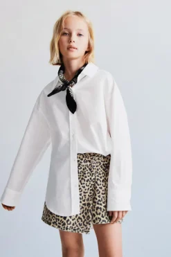 Niños ZARA 6 - 14 Años·Faldas / Bermudas<FALDA BERMUDA ANIMAL PRINT