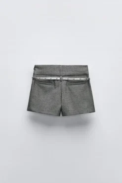 Niños ZARA 6 - 14 Años·Faldas / Bermudas<FALDA BERMUDA BRILLO