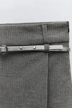 Niños ZARA 6 - 14 Años·Faldas / Bermudas<FALDA BERMUDA BRILLO