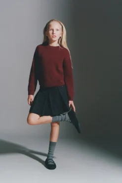 Niños ZARA 6 - 14 Años·Faldas / Bermudas<FALDA BERMUDA BRILLOS