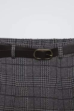 Niños ZARA 6 - 14 Años·Faldas / Bermudas<FALDA BERMUDA CUADROS