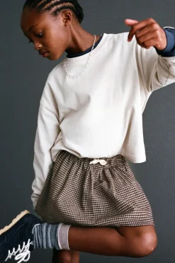 Niños ZARA 6 - 14 Años·Faldas / Bermudas<FALDA BERMUDA CUADROS