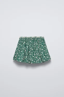 Niños ZARA 1½ - 6 Años·Faldas / Bermudas|6 - 18 Meses·Braguitas / Bermudas<FALDA BERMUDA FLORES