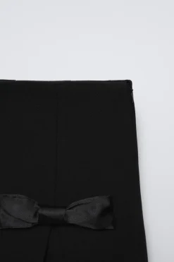 Niños ZARA 6 - 14 Años·Faldas / Bermudas|6 - 14 Años·Total Look<FALDA BERMUDA LAZO SATINADO