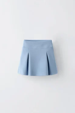 Niños ZARA 6 - 14 Años·Faldas / Bermudas|6 - 14 Años·Deporte / Jogging<FALDA BERMUDA PINZAS