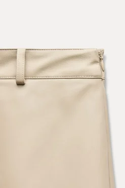 Hot FALDA CAPA EFECTO PIEL Mujer Faldas / Shorts