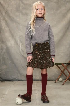 Niños ZARA 6 - 14 Años·Faldas / Bermudas<FALDA CON LANA ANIMAL PRINT LIMITED EDITION