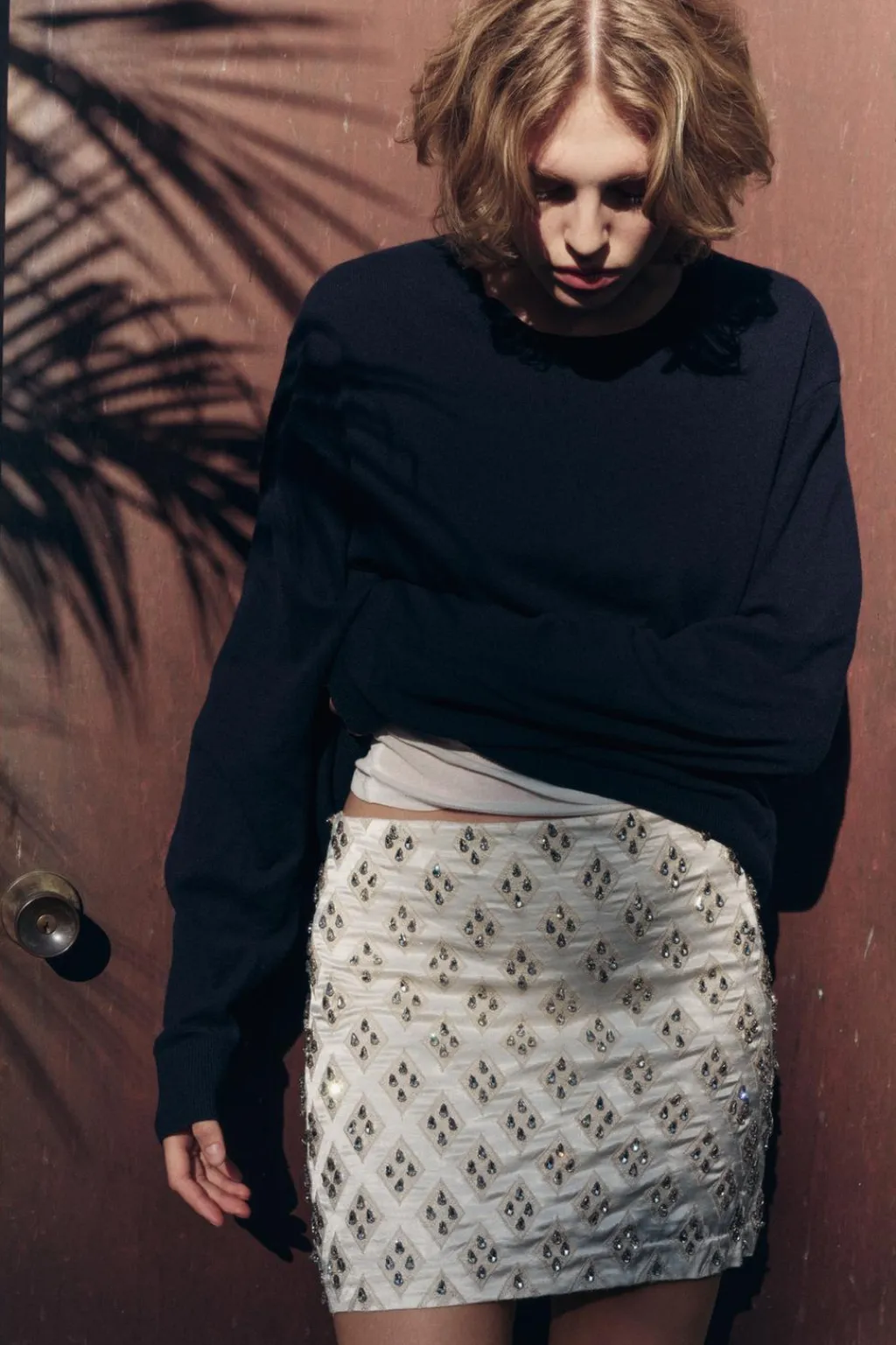 Sale FALDA CORTA ABALORIOS ZW COLLECTION Mujer Faldas / Shorts