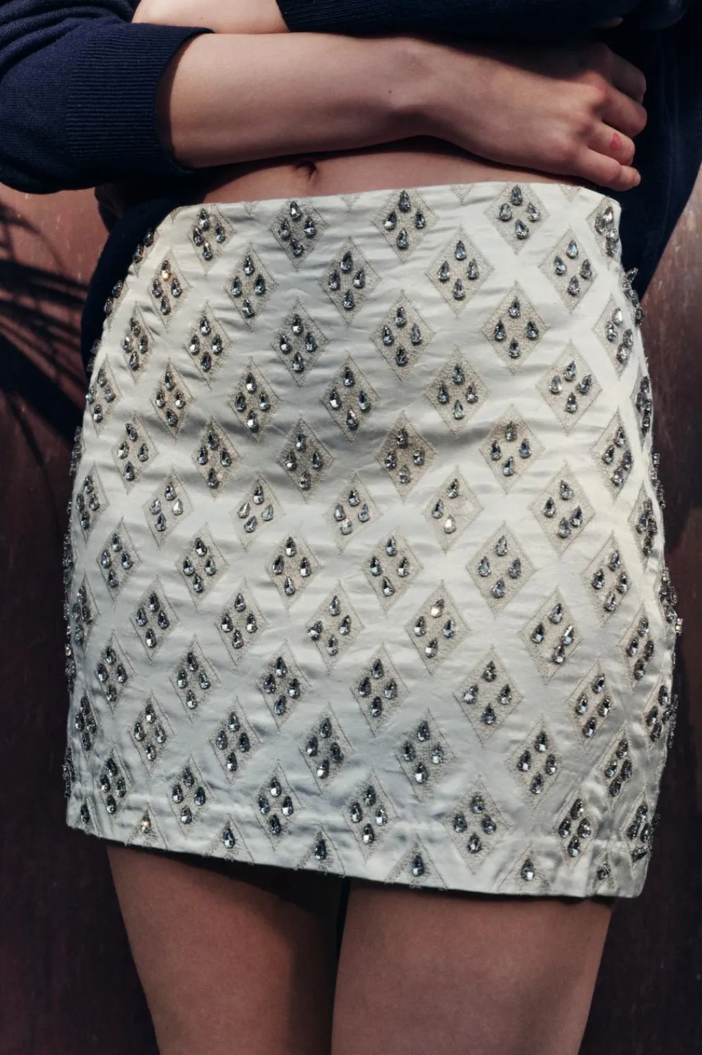 Sale FALDA CORTA ABALORIOS ZW COLLECTION Mujer Faldas / Shorts