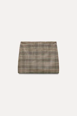Clearance FALDA CORTA CUADROS ZW COLLECTION Mujer Faldas / Shorts