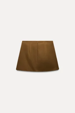 Fashion FALDA CORTA TABLAS BOTONES Mujer Faldas / Shorts