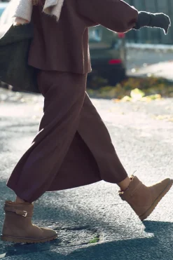 Outlet FALDA CRUZADA PUNTO LISO Mujer Cárdigan / Jerséis|Punto