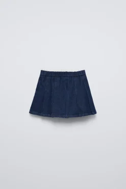 Niños ZARA 6 - 14 Años·Faldas / Bermudas<FALDA DENIM COMBINADA