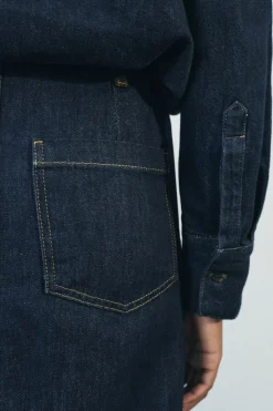 Online FALDA DENIM COMBINADA ZW COLLECTION Mujer Faldas / Shorts