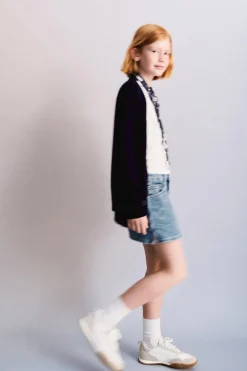 Niños ZARA 6 - 14 Años·Faldas / Bermudas<FALDA DENIM CORAZONES