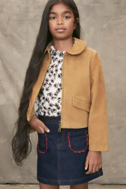 Niños ZARA 6 - 14 Años·Faldas / Bermudas<FALDA DENIM ONDAS LIMITED EDITION