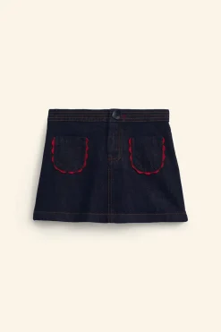 Niños ZARA 6 - 14 Años·Faldas / Bermudas<FALDA DENIM ONDAS LIMITED EDITION
