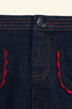 Niños ZARA 6 - 14 Años·Faldas / Bermudas<FALDA DENIM ONDAS LIMITED EDITION
