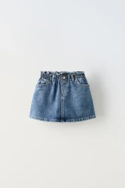 Niños ZARA 1½ - 6 Años·Jeans / Denim|1½ - 6 Años·Faldas / Bermudas<FALDA DENIM PAPERBAG