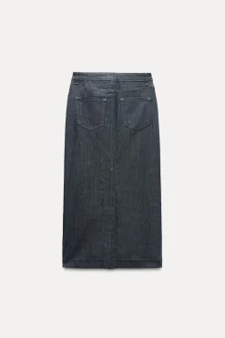 Online FALDA DENIM RECTA ZW COLLECTION Mujer Faldas / Shorts