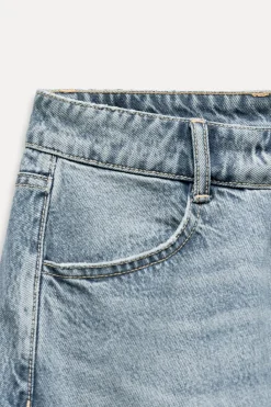 Discount FALDA DENIM TRF TIRO MEDIO Mujer Faldas / Shorts