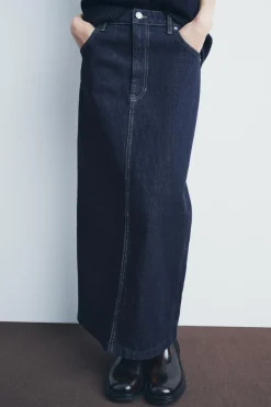 Fashion FALDA DENIM TUBO ZW COLLECTION Mujer Faldas / Shorts