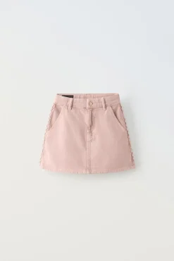 Niños ZARA 6 - 14 Años·Faldas / Bermudas<FALDA DETALLE TRENZA